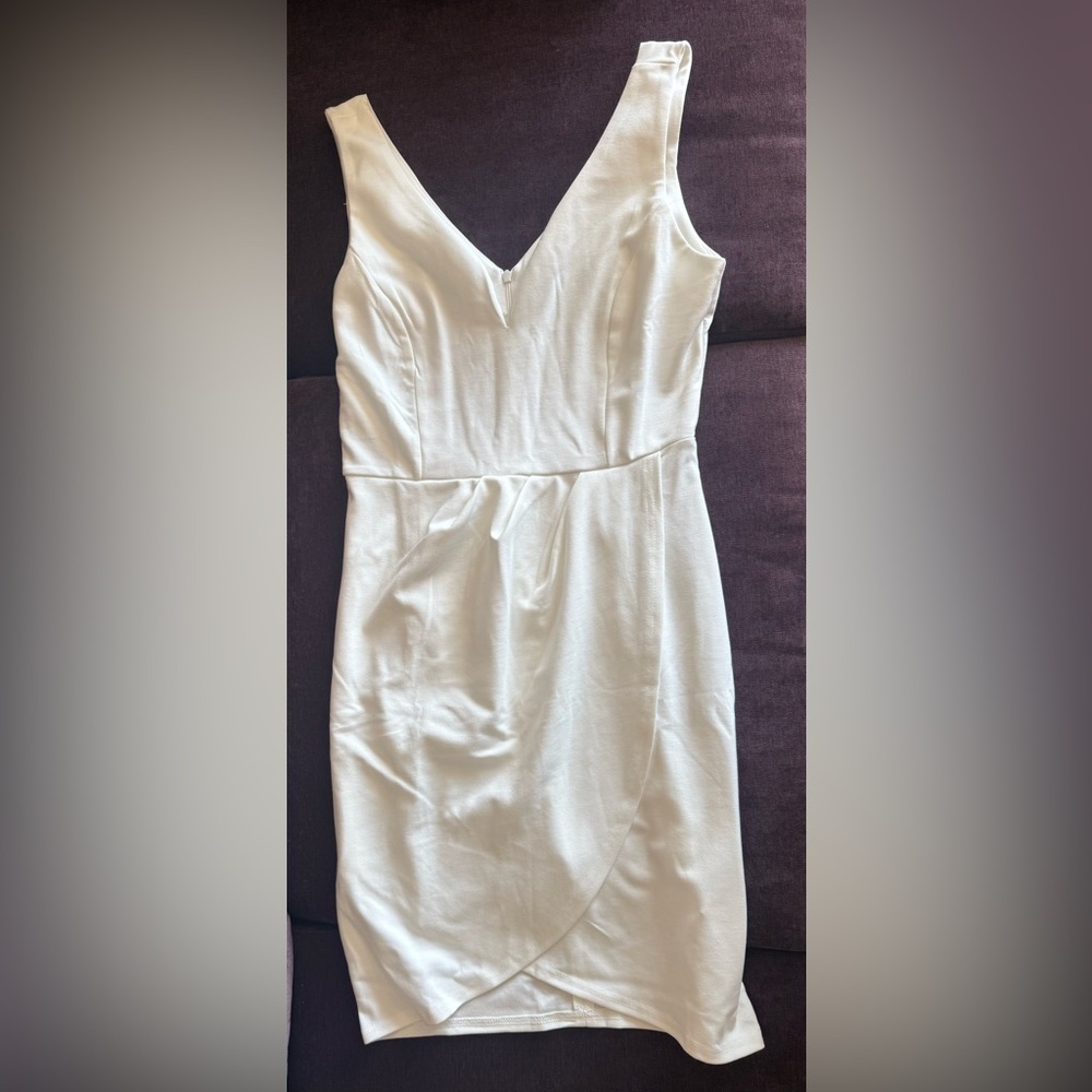 Women's Wrap V Neck Bodycon Ruched Cocktail Party Dress. Wedding /gender reveal